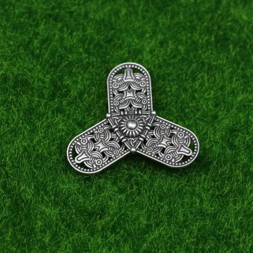Langhong 10pcs Sweden Nordic Vikings Amulet Sweden Scandinavian Fibula Set Brooches Viking brosch jewelry Talisman