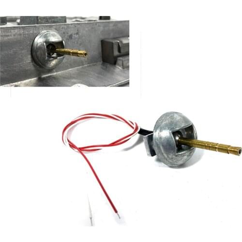 RC Tank Metal Machine Gun w/ LED Light for MATO 1220 1/16 German Tiger 1 RC Tank Upgrade Parts