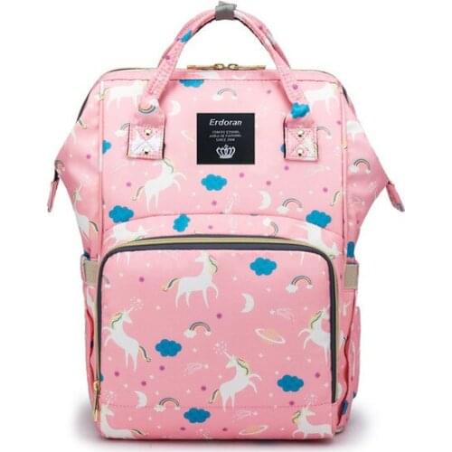 Fashion Mummy Diaper Backpack Travel Backpack Designer Large Capacity Baby Care Wet bag Drop Ship