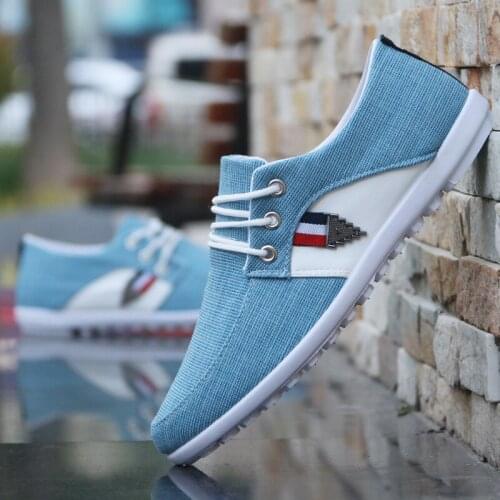 Brand Casual Shoes for Men Lace-up Linen Cloth Breathable Mens Canvas Shoes Moccasins Flats Driving Footwear Zapatos De Hombre