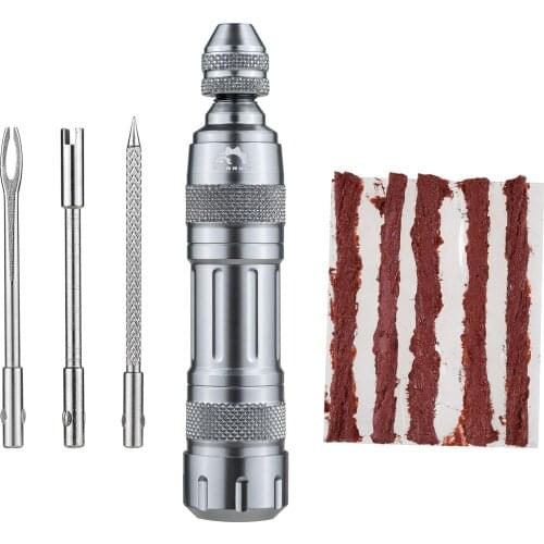 Bike Tubeless Tire Puncture Kit Scooter Motorcycle Bicycle Tyre Repair Tool With Stripes Outdoor Accessories