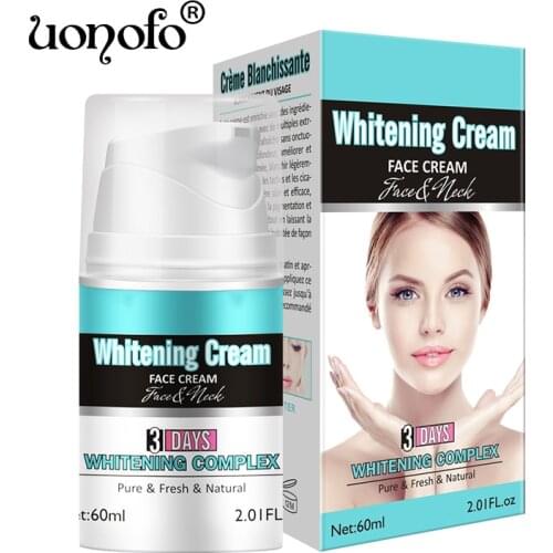 3 days Whitening Face Cream For Dark Black Skin Lightening Intimate Body Lotion Armpits Underarm Moisturizing Skin Care