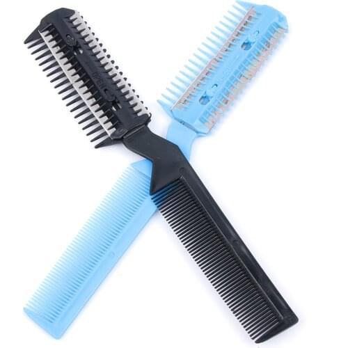 Pet Hair Trimmer Comb Cutting Cut With 2 Blades Grooming Razor Thinning Dog Cat Combs Dog cat Hair Remover hair brush & comb Hot
