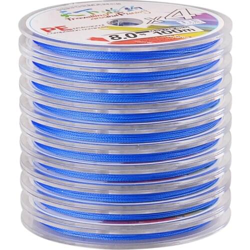 100-1000m Any Length 4 Braid PE Fishing Line 4-38kg Linha Pesca Multifilamento Lp Misina Sedal Gevlochten Vislijn Hilo Trenzado