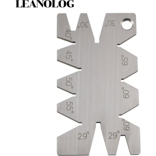 Welding Tools Stainless Steel Screw Thread Cutting Angle Gage Gauge Measuring Tool Welding Inspection Ruler