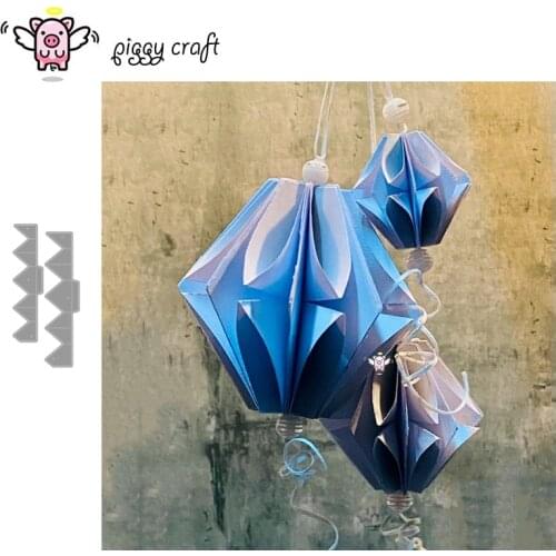Piggy Craft metal cutting dies cut die mold Folded flower decoration Scrapbook paper craft knife mould blade punch stencils dies