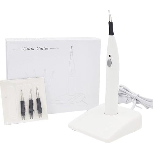 1 Set Dental Gutta Percha Tooth gum Cutter Endo Gutta Cutter Dissolved Breaker Cutter with 4 Tips