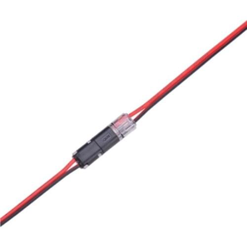 10pcs 2pin Pluggable Wire Connector Quick Splice Electrical Cable Crimp Terminals for Wiring LED Car