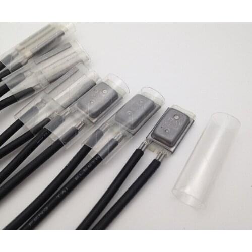 20PCS 17AM Motor Thermal Protection Device 17AM019A5 60 Degree Normally Closed (NC) Thermostat Temperature Control Switch