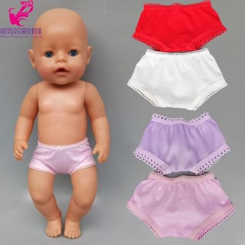 Doll accessories underpants baby doll socks headband bib