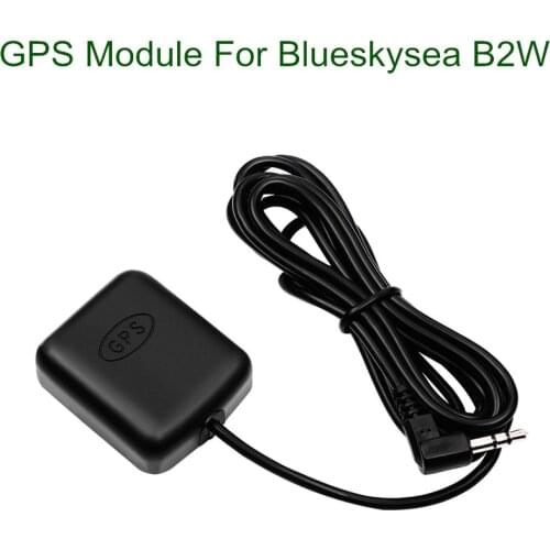 Blueskysea B2W Dual Lens Dash Cam GPS Module for Records The Driving Route Location & Speed
