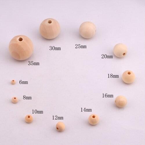 Wooden Beads DIY Toy Hobbies Scattered String Bead Accessories Components Toys for Kids Bracelet Girls Kit Necklace Arts Crafts