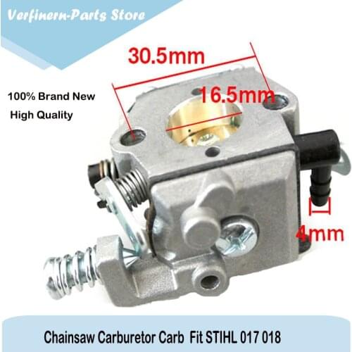 Chainsaw Carburetor Carb Fit STIHL 017 018 MS170 MS180 Chainsaw Parts Walbro Carb 11301200608
