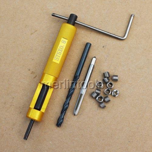 Helicoil Thread Repair Kit M5 x 0.8 Drill and Tap Insertion tool