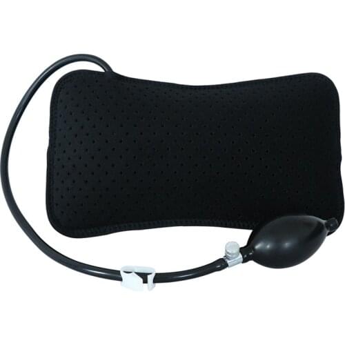 Inflatable Lumbar Support Cushion Portable Neck Shoulder Posture Correct Massage Pillows Orthopedic Design For Back Pain Relief