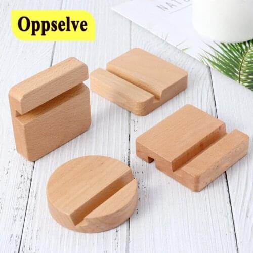 Oppselve Wood Desktop Stand Holder For iPad iPhone 11 Pro 7 Xs 12 X Huawei Xiaomi Redmi Samsung Mobile Phone Tablet Desk Holder
