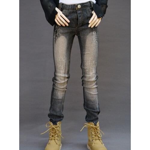 BJD doll clothes suitable for1/31/4 joker character daily leisure cowboy washing cultivate ones morality pants doll accessorie