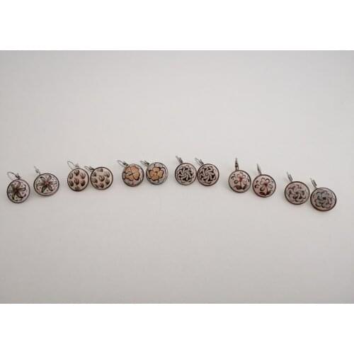 Tile Stone Earrings Handmade Modern Jewelry goth earrings earrings for women jewelery jewelry earring wholesale stud earrings