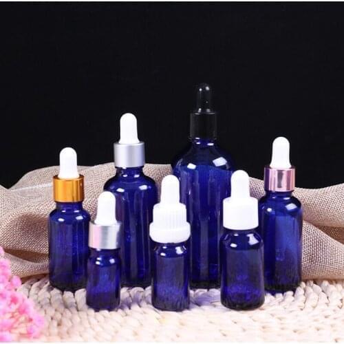 800pcs 5-100ml Glass Dropper Bottle Aromatherapy Liquid Metal Cap Serum/essential Basic Massage Oil Pipette Refillable Bottle