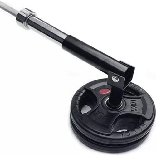 Fitness T Bar Row Plate Post 360 Swivel Insert Rack Gym Equipment Back Exercise for Deadlift Squat Workout Barbell Attachment