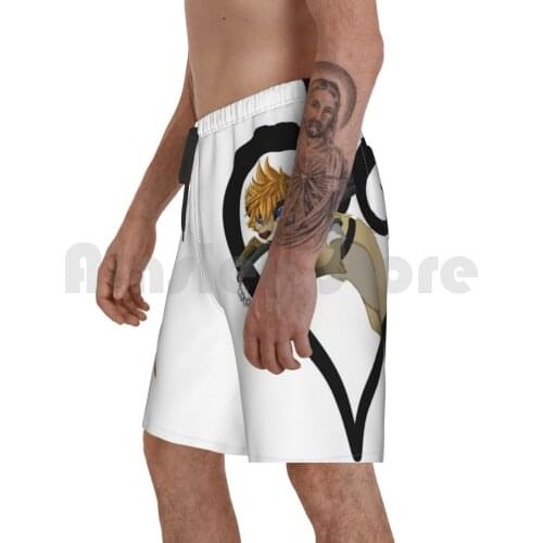 Ventus : Kingdom Hearts Beach Shorts Men Beach Pants Swimwear Ventus Sora Riku Kairi Ansem Kingdom Hearts Play