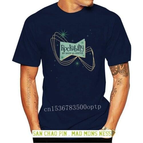 2019 Fashion Summer Style T-shirt femme ROCKABILLY - Hot Boppin' All Nighters - Rock'n'Roll 50s Fifties Tee shirt