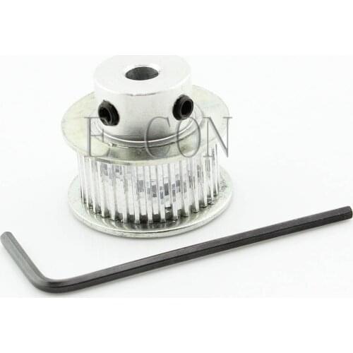 1pcs MXL Type MXL36T Aluminum Timing Belt Pulley 36 Teeth 5-12mm Bore 11mm width 2.032mm Pitch Stepper Motor