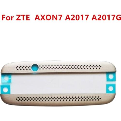 100% New Original Up & Down Cover Front Frame Up and down speaker network Front Frame Flex For ZTE Axon 7 A2017 A2017G Phone