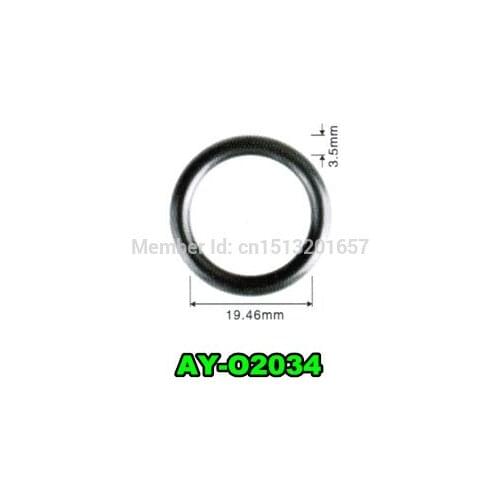 100piece High quality rubber oring GB3-117 Fuel Injector Repair Kit Seals O-Rings for Nissan ( AY-O2034 19.46*3.5mm)