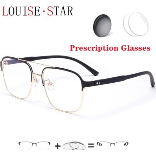 2021 Prescription Glasses Titanium Alloy Anti-Blue Light Mens Business Reading Glasses Reader Mens Reading Glasses Progressive
