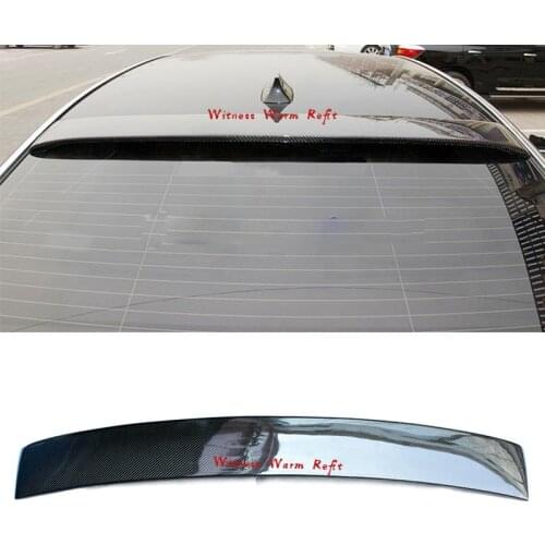 For BMW F02 7 Series Spoiler FRP Material rear trunk wing Lip Spoiler carbon fiber roof wings 740li 750li 760li 2008-2012