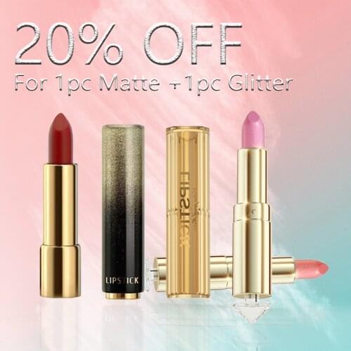 Cosmetics Blue Lipstick Gliter Makeup Marble Matte Glitter Lipstick Waterproof Long Lasting Matt Magic 12 Colors Shade