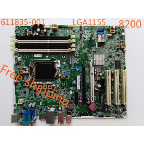 611835-001 For HP Compaq 8200 Elite Motherboard 611796-003 611797-000 LGA1155 Mainboard 100%tested fully work