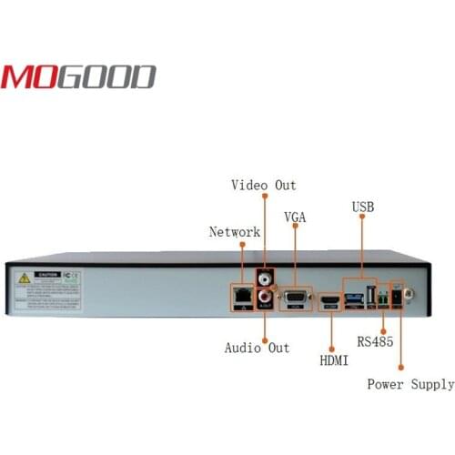 MoGood Multi-language NVR 16ch 960P/720P or 12ch 1080P Support ONVIF Support English/Russian/ French/Spanish 20 Languages