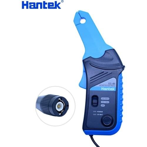 Hantek Oscilloscope CC65 CC650 AC/DC Current Clamp Probe 20KHz/400Hz Bandwidth 1mV/10mA 65A/650A with BNC Plug Applicable 1008C
