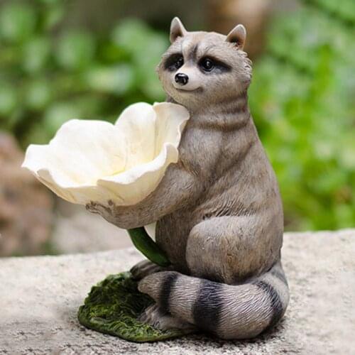 Resin Pet Outdoor Feeder Bird Feeder Resin Pet Feeder Bowl Weatherproof Garden Courtyard Decoration