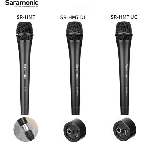 Saramonic SR-HM7 Series Dynamic Cardioid Handheld Microphone for iOS Devices PC Computer ENG Interview Presentation Report