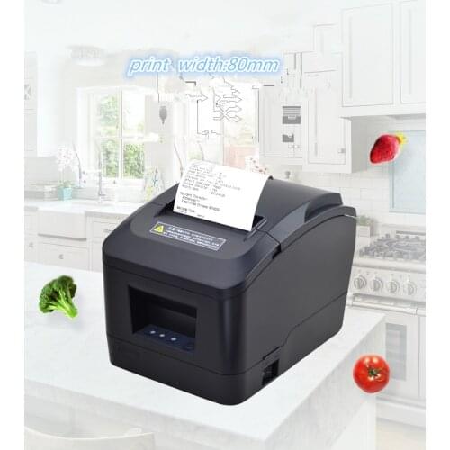 NEW Factory outlets pos Ticket printer High quality 80mm thermal receipt printer automatic cutting USB port or Ethernet ports