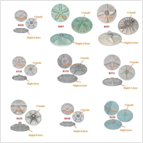 11 Teeth Diameter 33.8cm 33.7cm Washing Machine Pulsator Replacement Part Wave Plate Pulsator