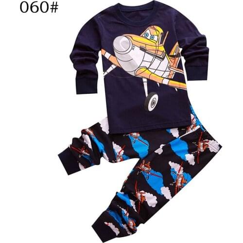 Retail! 2-7year wear New Children Pajamas Set Kids Baby Girl Boys Cartoon Casual Pijamas Kids Pyjamas Sleepwear Nightgown A12