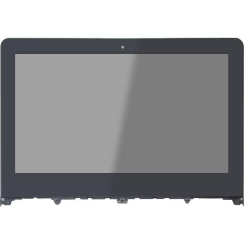 11.6" Touch Screen Glass Digitizer HD LCD Display Panel Matrix Assembly + Frame for Lenovo Ideapad Yoga 310-11IAP 80U2 1366x768