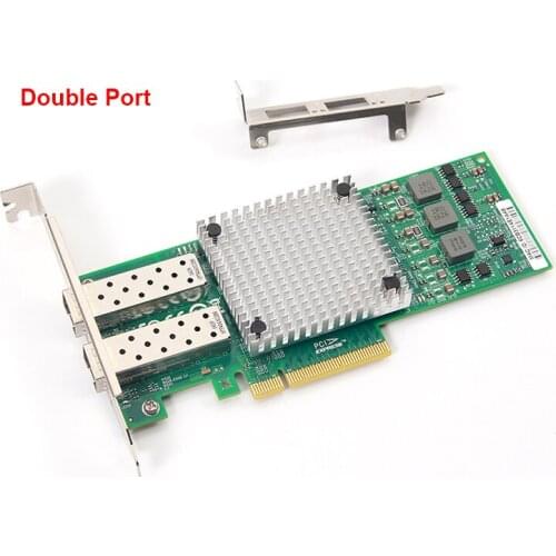 Fiber Network Card Server Network Adapter PCI-E X8 SFP+Interface 10GB Broadcom BCM 57810S Dual Port Server