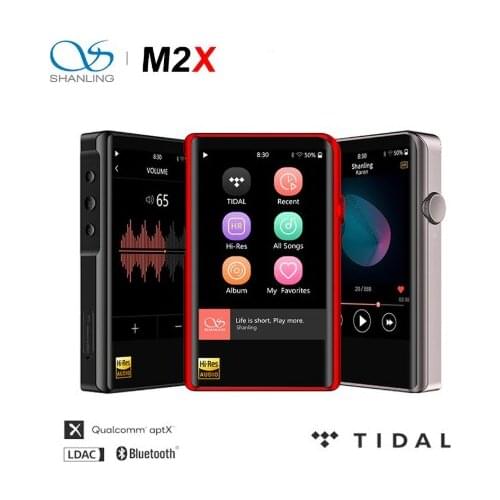 Shanling M2X Dual Bluetooth MP3 Player 32bit /384kHz AptX DLAN DAC Hi-Res HiFi Audio Balanced DSD256 Flac Lossless Music Players