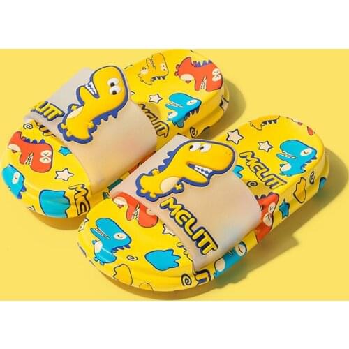 New Kids Slippers Summer Baby Boys Slippers Girl Home Flip Flop Cute Cartoon Children Indoor Beach Sandals Non-slip Casual Shoes
