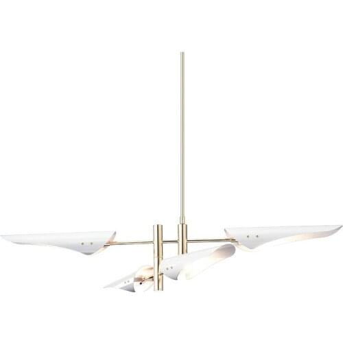 Nordic Postmodern Metal Inclined Wing Modeling Designer