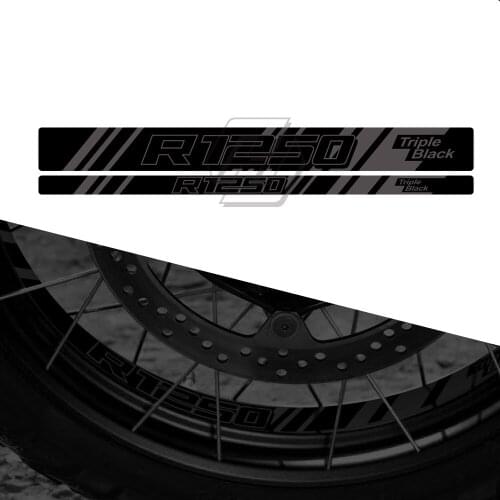 For BMW R1200GS R1250GS Adventure After 2006 Motorcycle Front/Rear Wheel Reflective Sticker