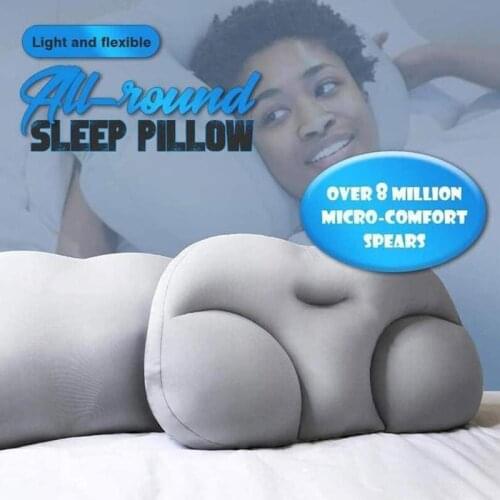 All-Round Sleep Pillow 3D Micro Airball Multifunctional Egg Sleeper Pillow Soft Decompression Neck Support Head Rest Air Cushion