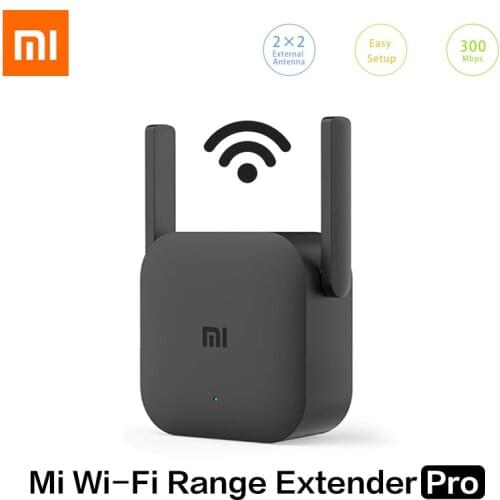 Original Xiaomi WiFi Amplifier Pro 300Mbps Amplificador Wi-Fi Repeater Wifi Signal Cover Extender Repeater 2.4G Mi Wireless