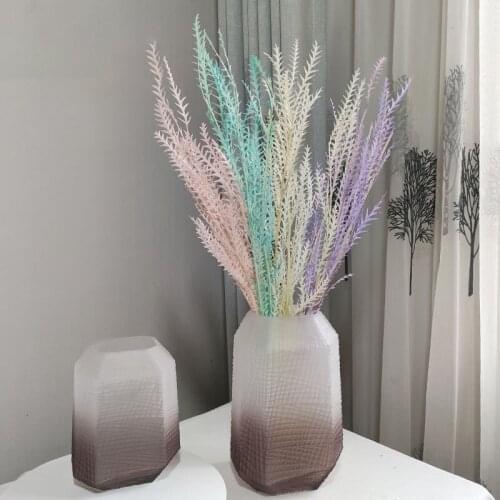 3pcs Preserved Ferns Dried Flower Home Decoration Indie Room Decor Artificial Eternal Plants DIY BouqutGift For Wedding Party