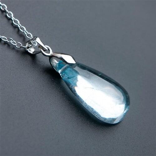 Natural Blue Lady Stretch Round Gem stone Bracelet Fashion AAAAAA Healing Stone